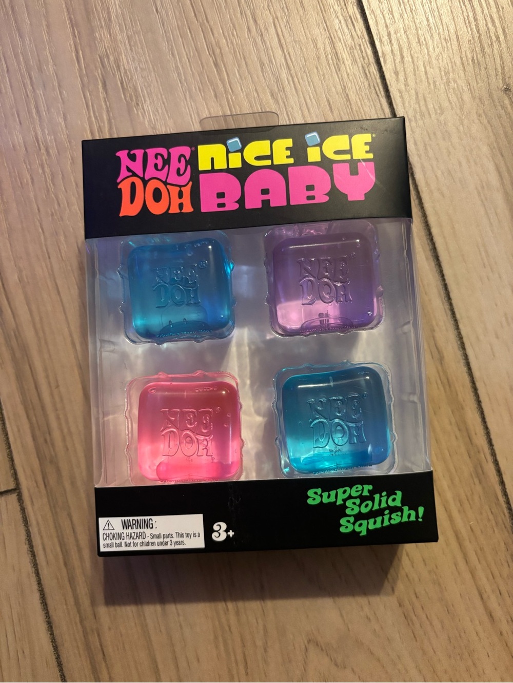 NeeDoh Baby Super Solid Squish Toy - Multi Color Pack